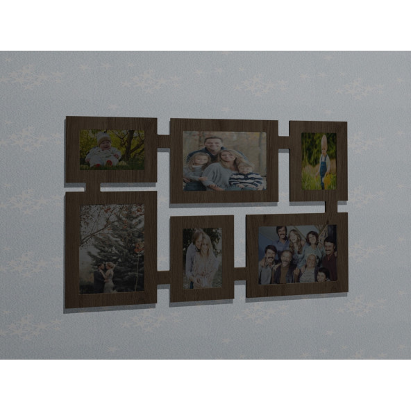 Ahşap Soy Ağacı Fotoğraf,Resim Çerçevesi Çerçeve-04325mse