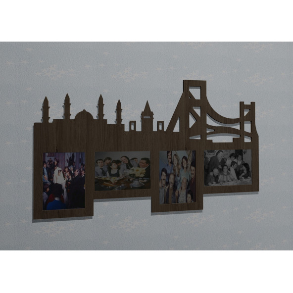 Ahşap Soy Ağacı Fotoğraf,Resim Çerçevesi Çerçeve-04324mse