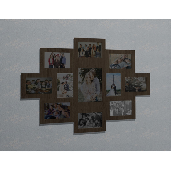 Ahşap Soy Ağacı Fotoğraf,Resim Çerçevesi Çerçeve-04322mse