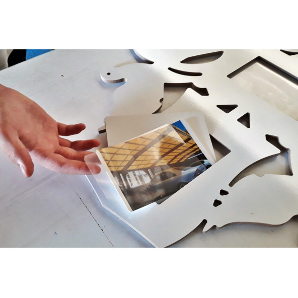 Ahşap Soy Ağacı Fotoğraf,Resim Çerçevesi Çerçeve-04308mse - 2