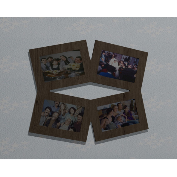 Ahşap Soy Ağacı Fotoğraf,Resim Çerçevesi Çerçeve-04305mse