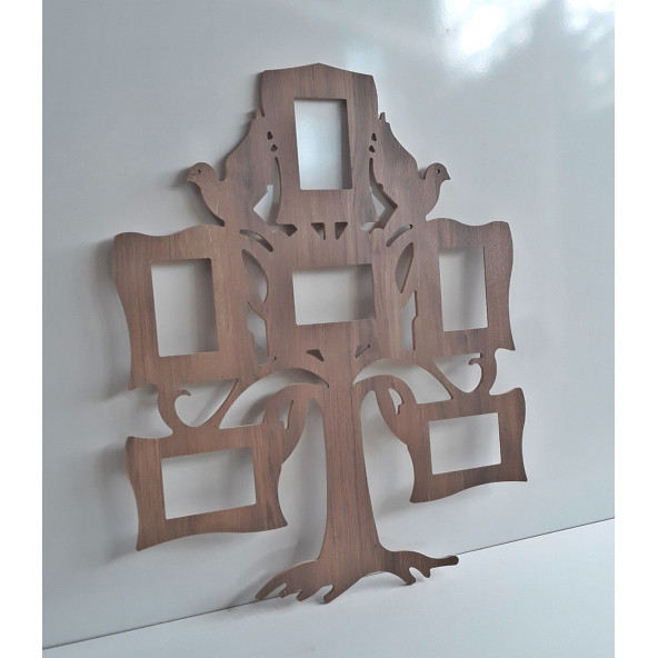 Ahşap Soy Ağacı Fotoğraf,Resim Çerçevesi Çerçeve-04301mse - 2