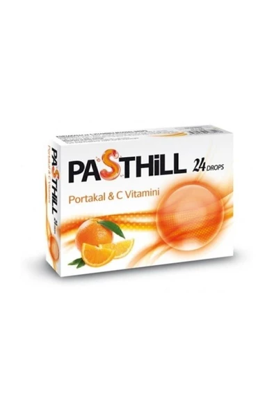 Pasthill Portakal & C Vitamini 24 Pastil (SKT:07/2025)