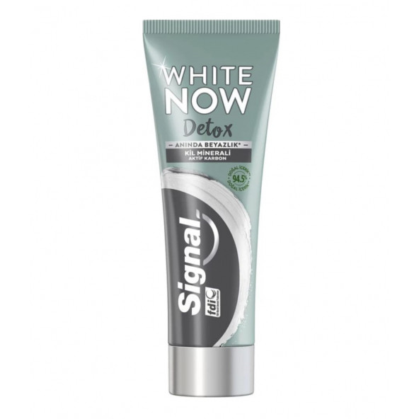 Signal White Now Detox Aktif Kömür Diş Macunu 75 ML - 3