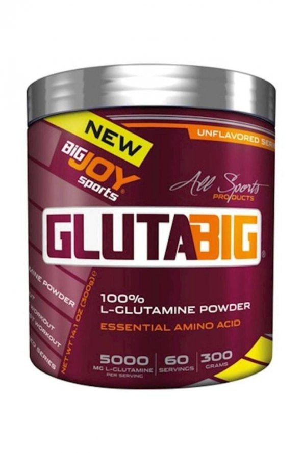 Bigjoy Glutabig 100 Glutamine Powder 300 gr