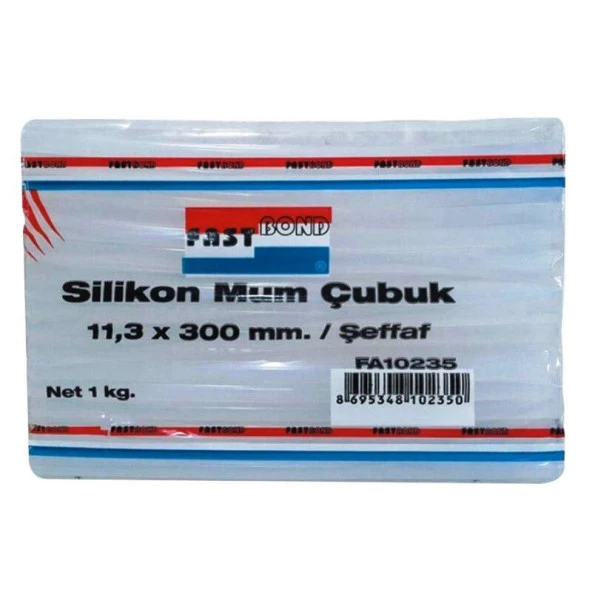 Fastbond Silikon Mum Çubuk Yapıtırıcı 11,3mm X 300mm 1 KG