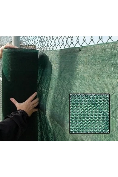 ŞAKİR HIRDAVAT  3x12 Yeşil Bahçe Gizleme Ağı %75 Gölgelik | Güneşten Korunma ve Gizlilik - Resim 4