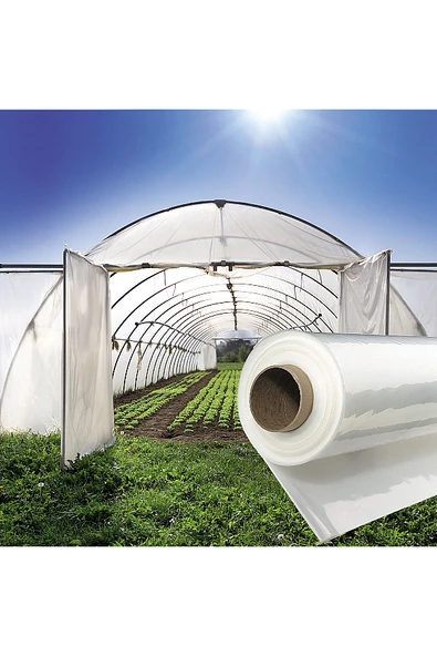 ŞAKİR HIRDAVAT  10x7 Dayanıklı Sera Örtüsü: 250 Mikron, UV ve EVA Katkılı Şeffaf Sera Naylonu - Resim 4