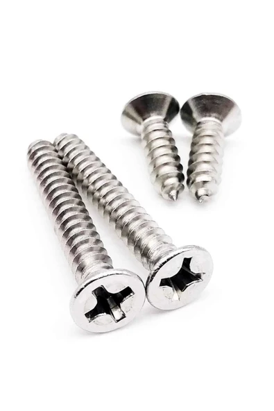 ŞAKİR HIRDAVAT  3,5x20 MM Galvanizli Sunta ve Ağaç Vidası 100 ADET - 4