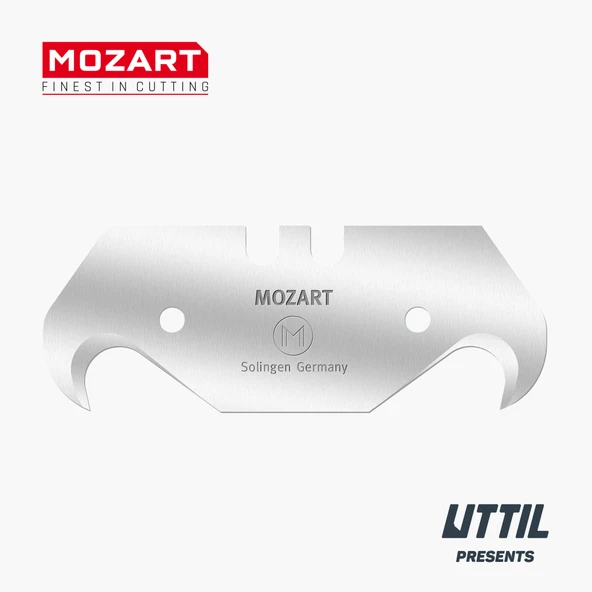 Mozart Blades 110.065 51 mm Kanca Bıçak 10'lu Yedek Bıçak