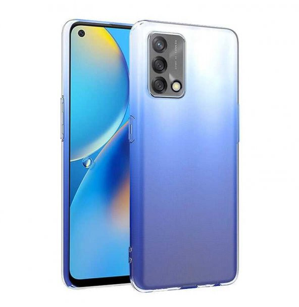 Oppo A74 4G Kılıf Zore Şeffaf İnce ve Esnek Süper Silikon Kılıf - 2