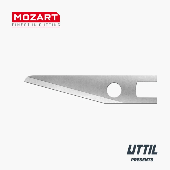 Mozart Blades PB1 Kısa Uç Hassas Kesimler için 512.062 10'lu Yedek Bıçak Kartuşu