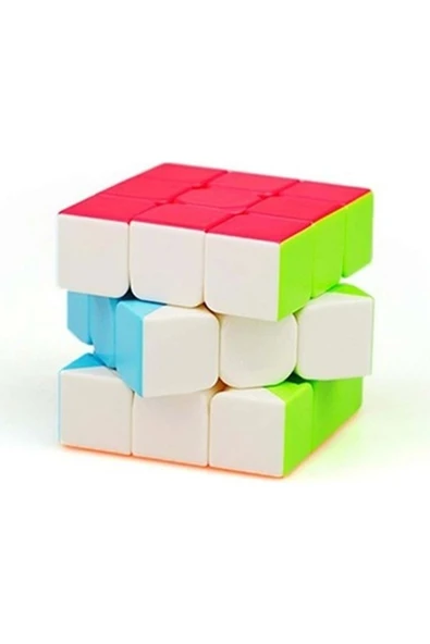 Asya Oyuncak Magic Cube 3x3 Rubik Küp Zeka Sabır Küpü Eğitici Öğretici Oyuncak - Renkli Renk