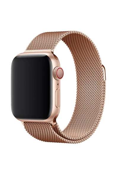 Apple Watch 42 mm Metal Mıknatıslı Kordon Watch 2/3/4/5/6/7/8/se/ultra Azn-Metal ürün görseli 1