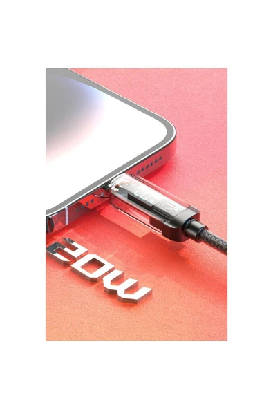 Apple İphone 7 - 8 - 7 Plus - 8 Plus Lightning Şarj Kablowu 20W Dijital - 3
