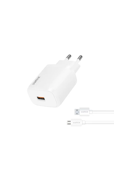 Galaxy Tab S2 SM-T810 T710 T813 Uyumlu Micro USB Şarj Aleti SET 3.0A - 2