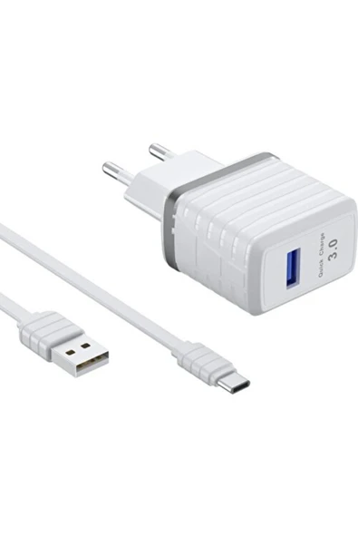 realme 5 6 6i 7 8 pro Type-C Hızlı Şarj Aleti 3.0A Quick - Resim 2