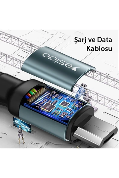 Apple İphone X - XS - Xs Max - XR Lightning Şarj Kablosu 2 Metre - Resim 4