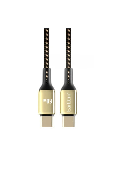 3 Metre  60W Type-C to Type-C PD Hızlı Şarj Kablosu (Zpx) - Ear-EC-141C - 2