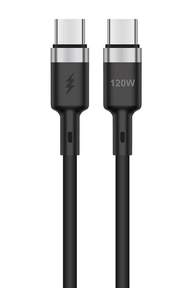 Samsung Galaxy M20 Şarj Kablosu Type C to Type C 1M-120Watt