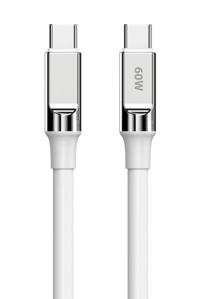 Oppo Reno2 Z Şarj Kablosu Type C 3.4A Hızlı Şarj - SC66T-Beyaz