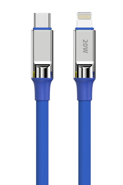 Apple İphone 13 Şarj Kablosu 3.4A Lightning - SC67L-Mavi ürün görseli 1