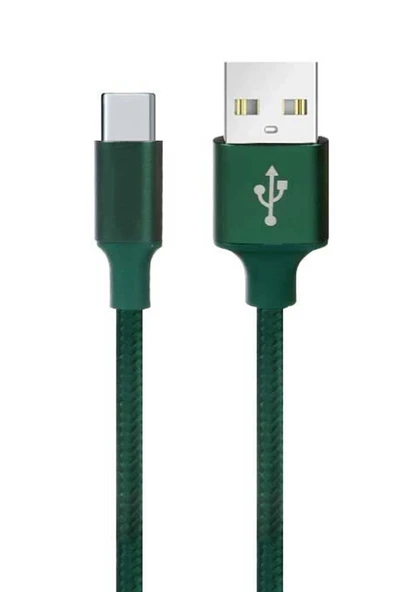 Samsung Galaxy Note 10 Uyumlu  Şarj Kablosu TYPE C 2.4A Hasırlı - GR-D2 ürün görseli 1