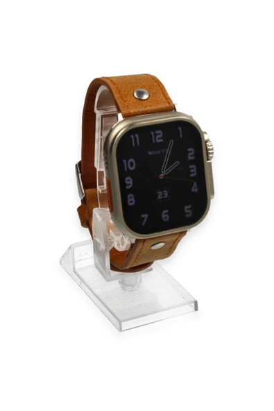 Apple Watch Ultra 49 mm Deri Kordon 2/3/4/5/6/7/8/se/ultra Azn-NL18 ürün görseli 1