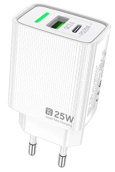 Huawei P9 Lite 2017 Şarj Aleti 3.0 Qualcomm Hızlı Şarj PD25W ürün görseli 1