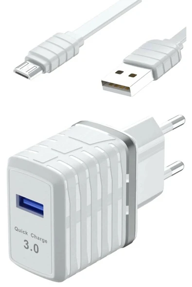 Galaxy S7 Edge Şarj Aleti Micro USB Qualcomm Hızlı Şarj