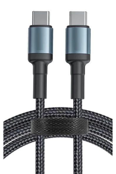 Xiaomi Redmi Note 8 Pro Uyumlu Şarj Kablosu 2Metre 60W PD-Type C Hızlı Şarj