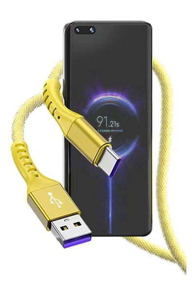 Galaxy A11 Uyumlu Şarj Kablosu 5A Type C