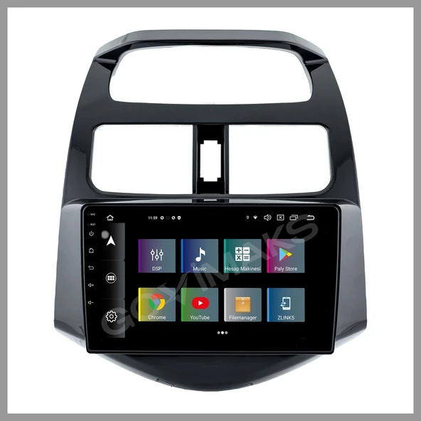 CHEVROLET SPARK 2010-2014 UYUMLU 8GB RAM 128 GB HAFIZA ANDROID MULTIMEDIA TEYP - Resim 9