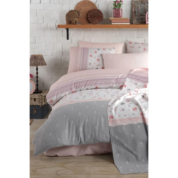 COTTON LİFE ÇİFT KİŞİLİK PİKE TAKIMI - LUSİA SOMON - 2