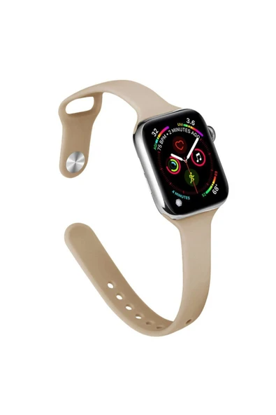 Apple Watch Uyumlu 42 mm Silikon Kordon Watch 2/3/4/5/6/7/8/se/ultra Azn-Klasik