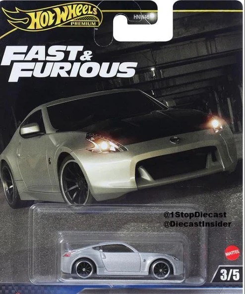 Mattel Hot Wheels Fast Furios Premium Arabalar 5 Li Set - 4