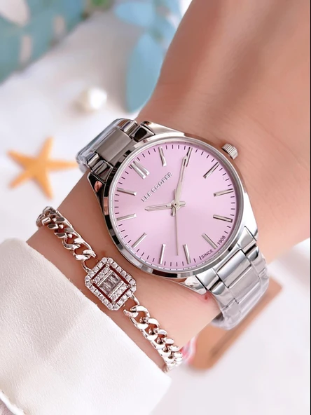 Lee Cooper Elite Seri Çelik Kordonlu 3 Atm Suya Dayanıklı Kadın Kol Saati BLC08011.380 ürün görseli