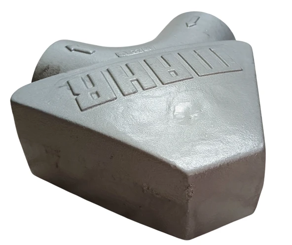 DN110 Dökme Çelik Dirsek 16.5 Kg 32x32 cm - 4