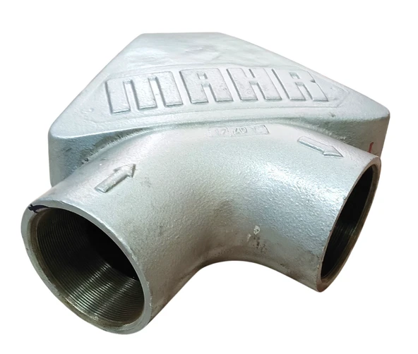 DN110 Dökme Çelik Dirsek 16.5 Kg 32x32 cm - 2