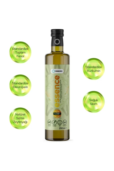 Sankara 750 Yüksek Polifenollü Essence Zeytinyağı 250 ml - 2