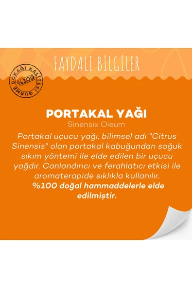 GURME SOKAĞI Portakal Kabuğu Yağı 10 ml - 3