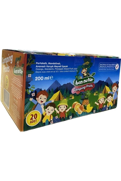 Ben Natür Camping Fruits 200ml 20 Adet - 3