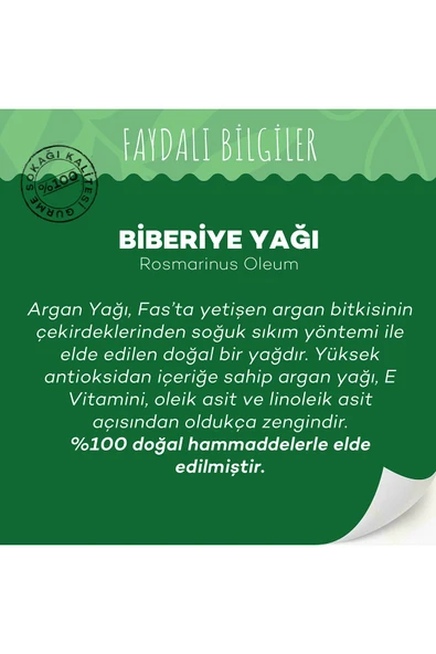 GURME SOKAĞI Biberiye Yağı 10 ml - 3