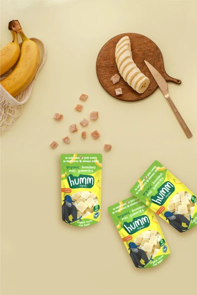 Humm Organic Organik Glutensiz Vegan Muzlu Mini Küpler 30g X 3 Adet - 3