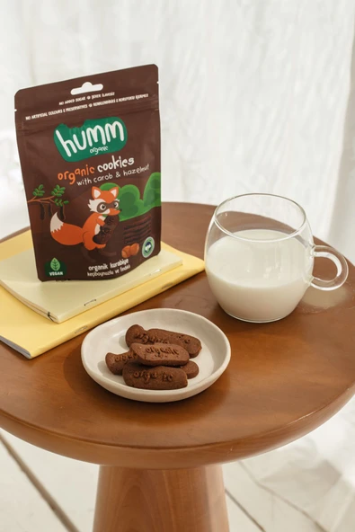 Humm Organic Keçiboynuzlu Fındıklı Kurabiye 55 Gr - 3