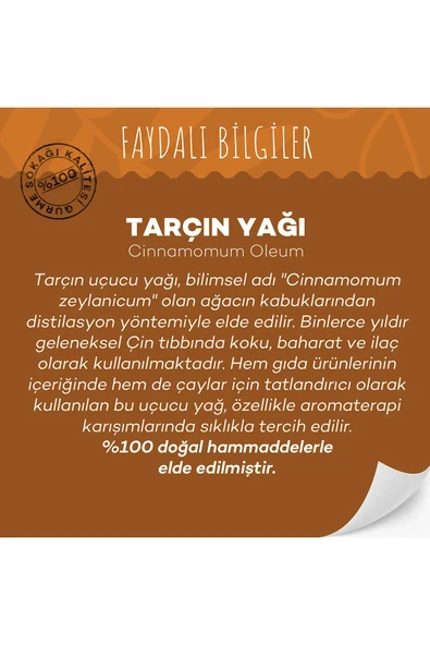 GURME SOKAĞI Tarçın Yağı 10 ml - 3