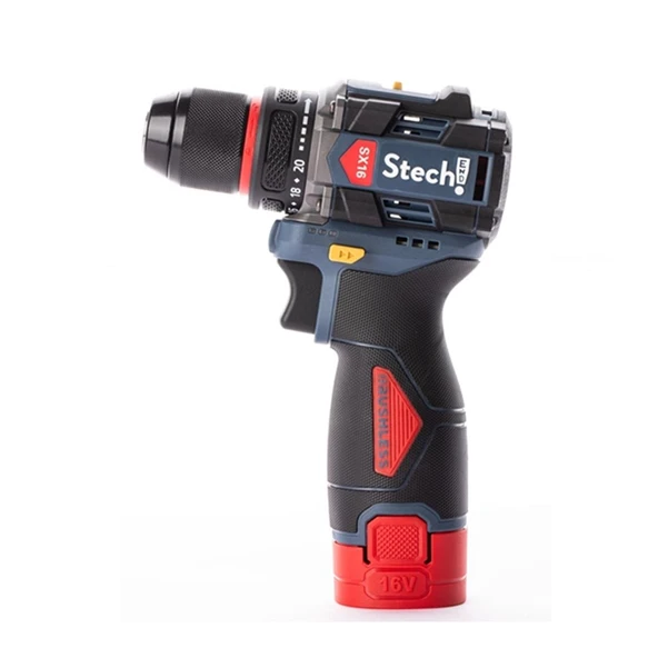 StechEnd SX16 Darbesiz Akülü Vidalama Matkap 2 x 2Ah - 3