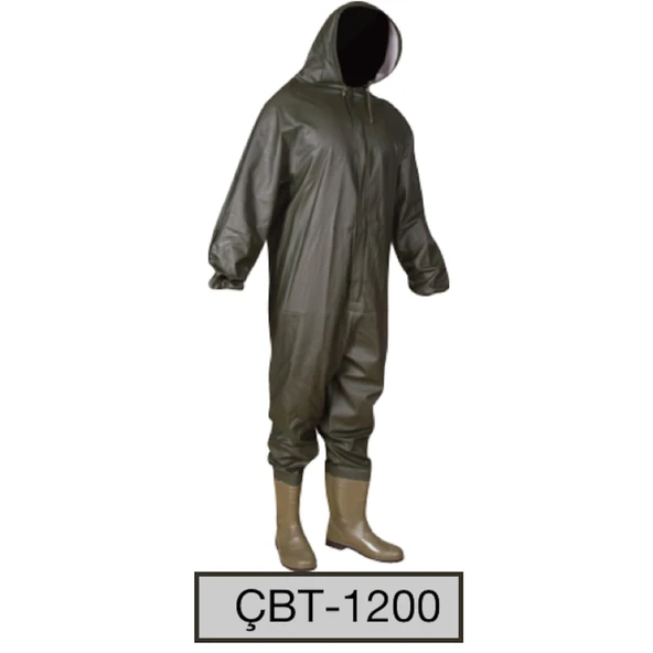 Trans Iş Çbt-1200 Avcı Boy Tulum Çizme No.45  45