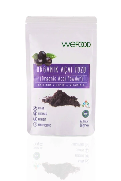 Wefood Organik Acai Tozu 35 gr Klasik