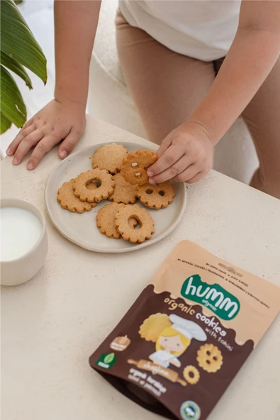 Humm Organic Organik Chefline Tahinli Pekmezli Vegan Kurabiye 55g X 6 Adet - 3